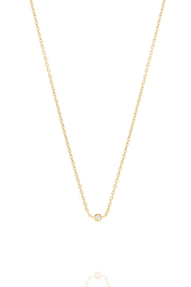 Colar Ouro c/Brilhante