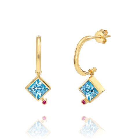 Argola Sky Blue