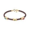 Pulseira Couro Estrela